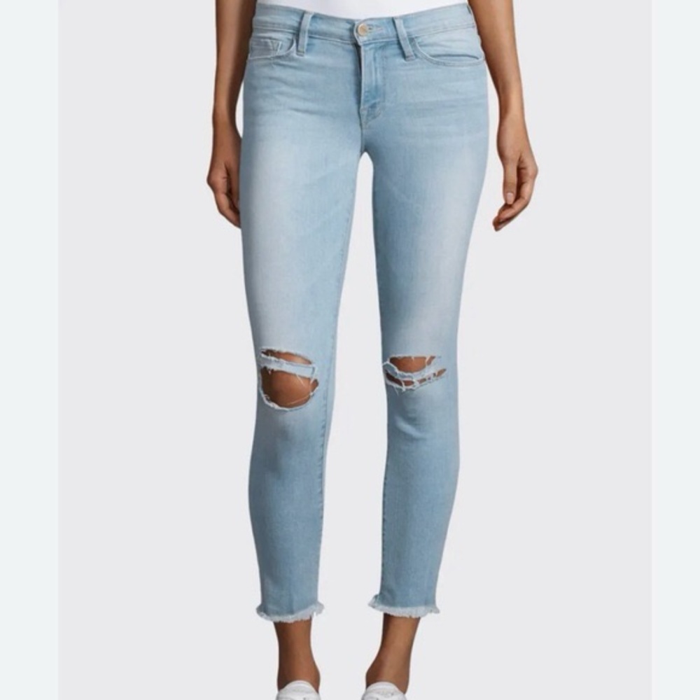 Frame Denim Le Skinny De Jeanne Crop 24